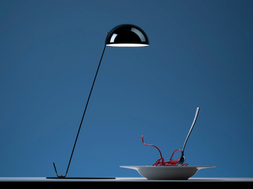 POST PRANDIUM - LED rechargeable metal table lamp by DAVIDE GROPPI - view 3